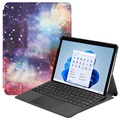 Wonder Series Microsoft Surface Pro 8 Folio Case (Geopende verpakking - Uitstekend) - Sterrenstelsel