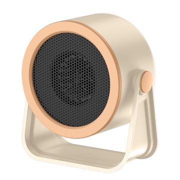 2-Gear Verstelbare Draagbare Desktop Heater - Beige