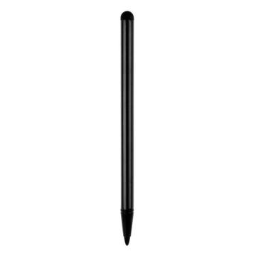 2-in-1 Stylus Touch Pen voor iPhone, iPad, Mobiel & Tablet - Zwart