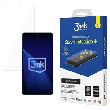 Samsung Galaxy S25 Ultra 3MK SilverProtection+ Antimicrobiële Screenprotector - Doorzichtig