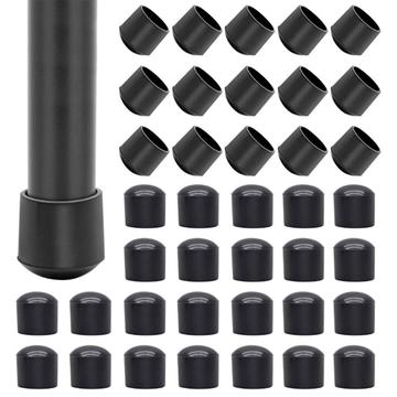 40 stuks. Ronde Dup schoenen voor stoelen / tafelpoten - 14mm