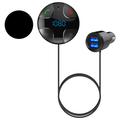 4smarts DashRemote Bluetooth FM-zender/autolader met handsfree - Zwart