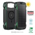 4smarts TitanPack UltiMag Rugged Solar Power Bank 20000mAh - Groen / Zwart