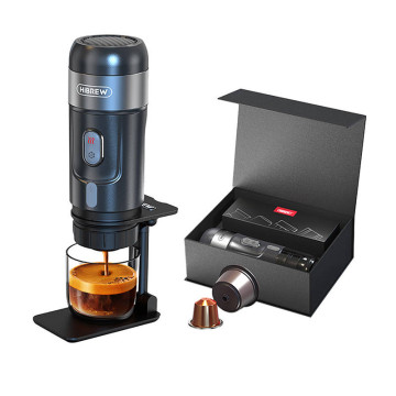 HiBREW H4A Draagbaar 3-in-1 koffiezetapparaat met koffer 80W