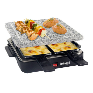 Techwood TRA-47P Elektrische Raclette grill voor 4 personen