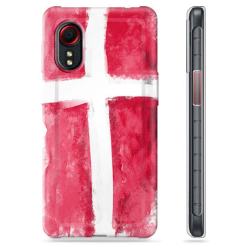 Samsung Galaxy Xcover 5 TPU Hoesje - Deense Vlag