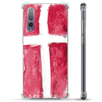 Huawei P20 Pro Hybride Hoesje - Deense Vlag