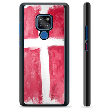 Huawei Mate 20 Beschermende Cover - Deense Vlag