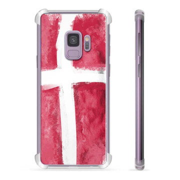 Samsung Galaxy S9 Hybride Hoesje - Deense Vlag