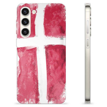 Samsung Galaxy S23+ 5G TPU Hoesje - Deense Vlag