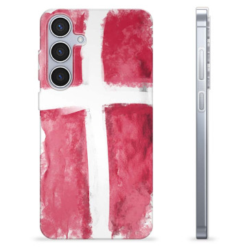 Samsung Galaxy S24+ TPU Hoesje - Deense Vlag