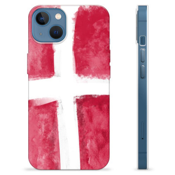 iPhone 13 TPU Hoesje - Deense Vlag