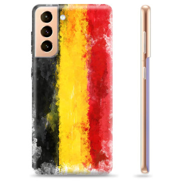 Samsung Galaxy S21+ 5G TPU Hoesje - Duitse Vlag