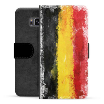 Samsung Galaxy S8 Premium Portemonnee Hoesje - Duitse Vlag