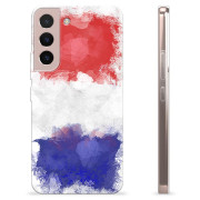 Samsung Galaxy S22 5G TPU Hoesje - Franse Vlag