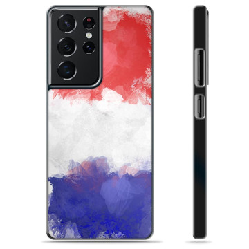 Samsung Galaxy S21 Ultra 5G Beschermende Cover - Franse Vlag