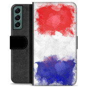 Samsung Galaxy S22+ 5G Premium Portemonnee Hoesje - Franse Vlag