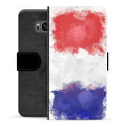 Samsung Galaxy S8 Premium Portemonnee Hoesje - Franse Vlag