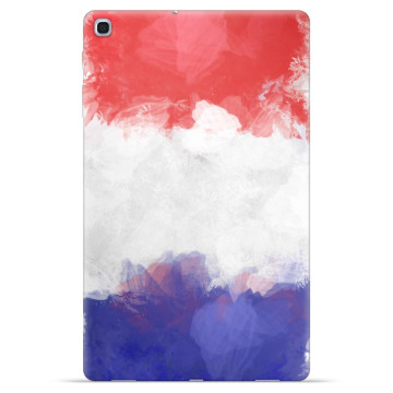 Samsung Galaxy Tab A 10.1 (2019) TPU Hoesje - Franse Vlag