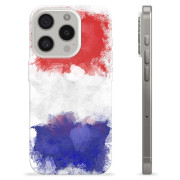 iPhone 15 Pro TPU Hoesje - Franse Vlag