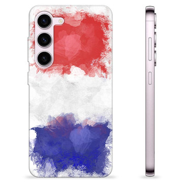 Samsung Galaxy S23 5G TPU Hoesje - Franse Vlag