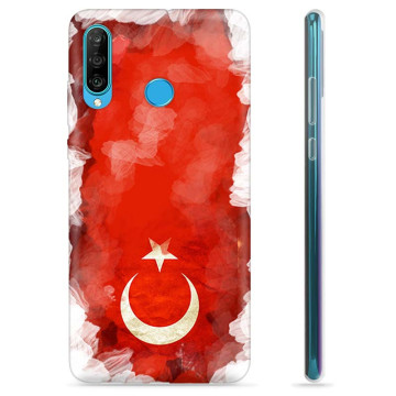 Huawei P30 Lite TPU Hoesje - Turkse Vlag