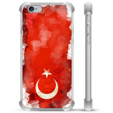 iPhone 6 Plus / 6S Plus Hybride Hoesje - Turkse Vlag