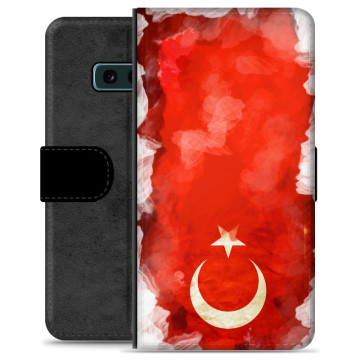 Samsung Galaxy S10e Premium Portemonnee Hoesje - Turkse Vlag