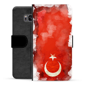 Samsung Galaxy S8+ Premium Portemonnee Hoesje - Turkse Vlag