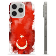 iPhone 15 Pro TPU Hoesje - Turkse Vlag