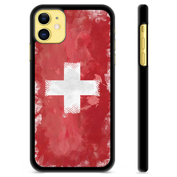 iPhone 11 Beschermende Cover - Zwitserse Vlag