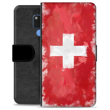 Huawei Mate 20 Premium Portemonnee Hoesje - Zwitserse Vlag