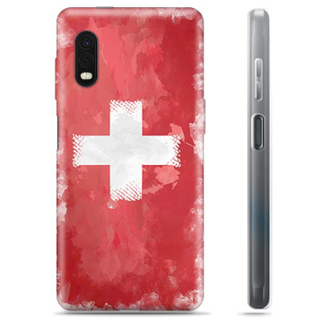 Samsung Galaxy Xcover Pro TPU Hoesje - Zwitserse Vlag