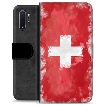 Samsung Galaxy Note10+ Premium Portemonnee Hoesje - Zwitserse Vlag