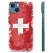 iPhone 13 TPU Hoesje - Zwitserse Vlag