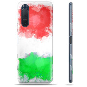 Sony Xperia 5 II TPU Hoesje - Italiaanse Vlag