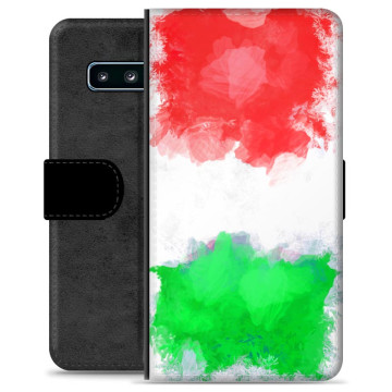 Samsung Galaxy S10 Premium Portemonnee Hoesje - Italiaanse Vlag