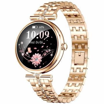 AK73 Vrouwen Smart horloge met Strass bandje