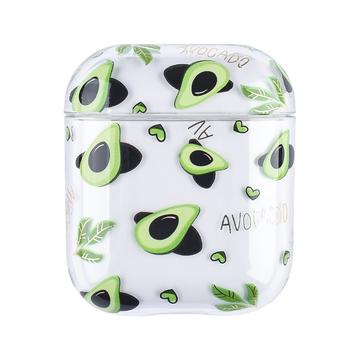 AirPods / AirPods 2 Fruit Plastic Hoesje - Avocado