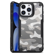 iPhone 15 Pro Anti-Shock Hybride Hoesje - Camouflage