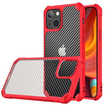 Anti-Shock iPhone 14 Pro Hybrid Case - Carbon Fiber