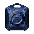 Apple AirTag IP67 Waterproof Case w. Keyring - Dark Blue