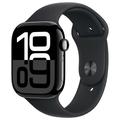 Apple Watch 10 LTE MWX63QN/A - aluminium, zwarte sportband, S/M, 42mm - gitzwart