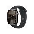 Apple Watch 10 LTE MWY33QN/A - aluminium, zwarte sportband, S/M, 46mm - gitzwart