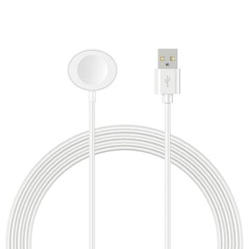 Apple Watch ovale USB-oplaadkabel - 100cm - Wit