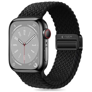 Apple Watch Series 10/9/8/7/6/SE Tech-Protect NylonMag Riem - 40mm/41mm/42mm - Zwart