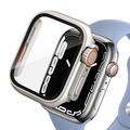 Apple Watch Series 10 Tech-Protect Defense360 hoesje met screenprotector - 46mm - Titanium / Oranje