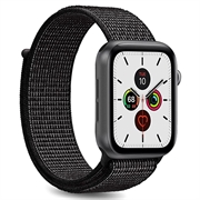 Apple Watch Series 9/8/SE (2022)/7/SE/6/5/4/3/2/1 Puro Nylon Sport Strap - 41mm/40mm/38mm - Zwart