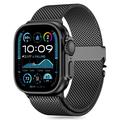 Apple Watch Series Ultra 2/Ultra/10/9/8/7/6/SE (2022)/SE Tech-Protect Milano Strap - 49mm/46mm/45mm/44mm - Zwart