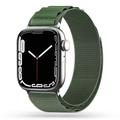 Apple Watch Series Ultra 2/Ultra/9/8/SE (2022)/7/SE/6/5/4/3/2/1 Tech-Protect Nylon Pro Strap - 49mm/45mm/44mm/42mm - Militair groen